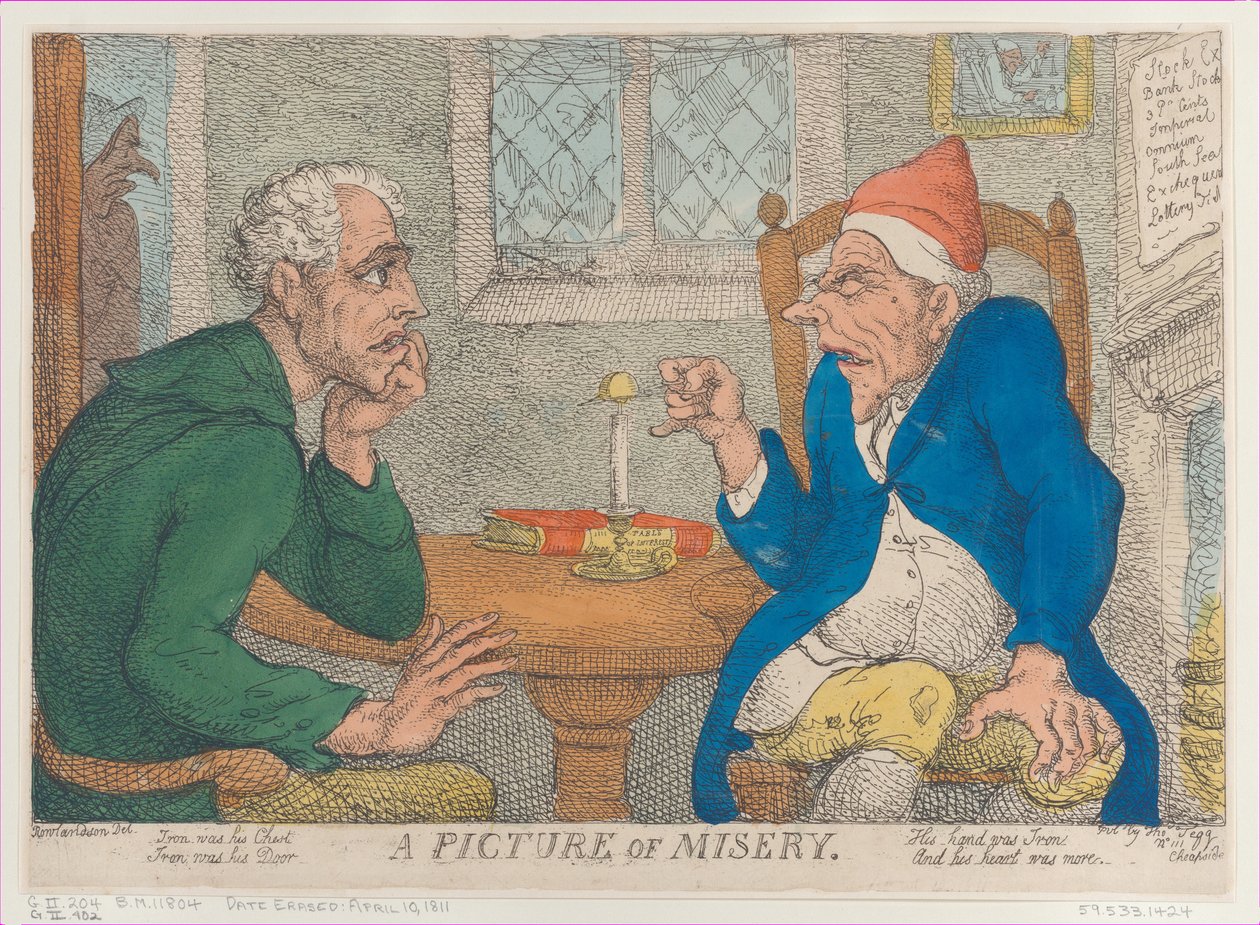 Obraz niedoli, 10 kwietnia 1811, 10 kwietnia 1811. autorstwa Thomas Rowlandson