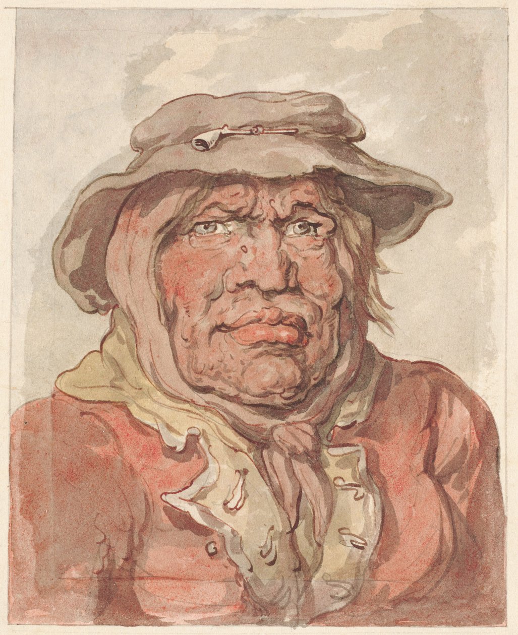 Wdowa po żołnierzu autorstwa Thomas Rowlandson