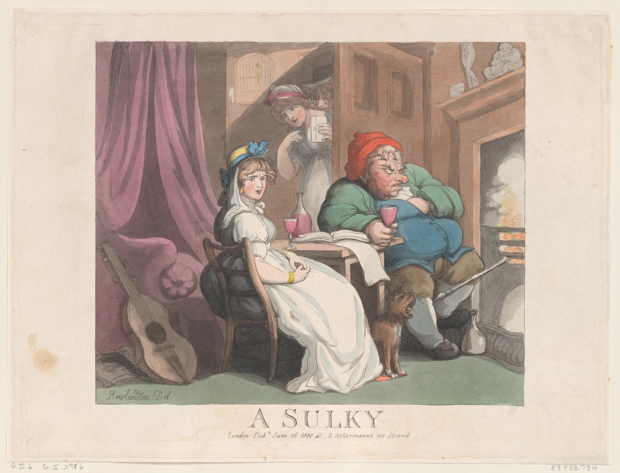 A Sulky, 26 czerwca 1800 r., 26 czerwca 1800 r. autorstwa Thomas Rowlandson