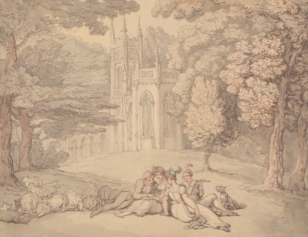 Letnia idylla autorstwa Thomas Rowlandson