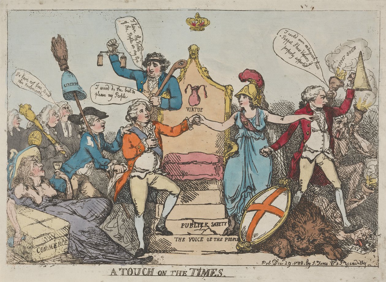 Odrobina ducha czasów autorstwa Thomas Rowlandson