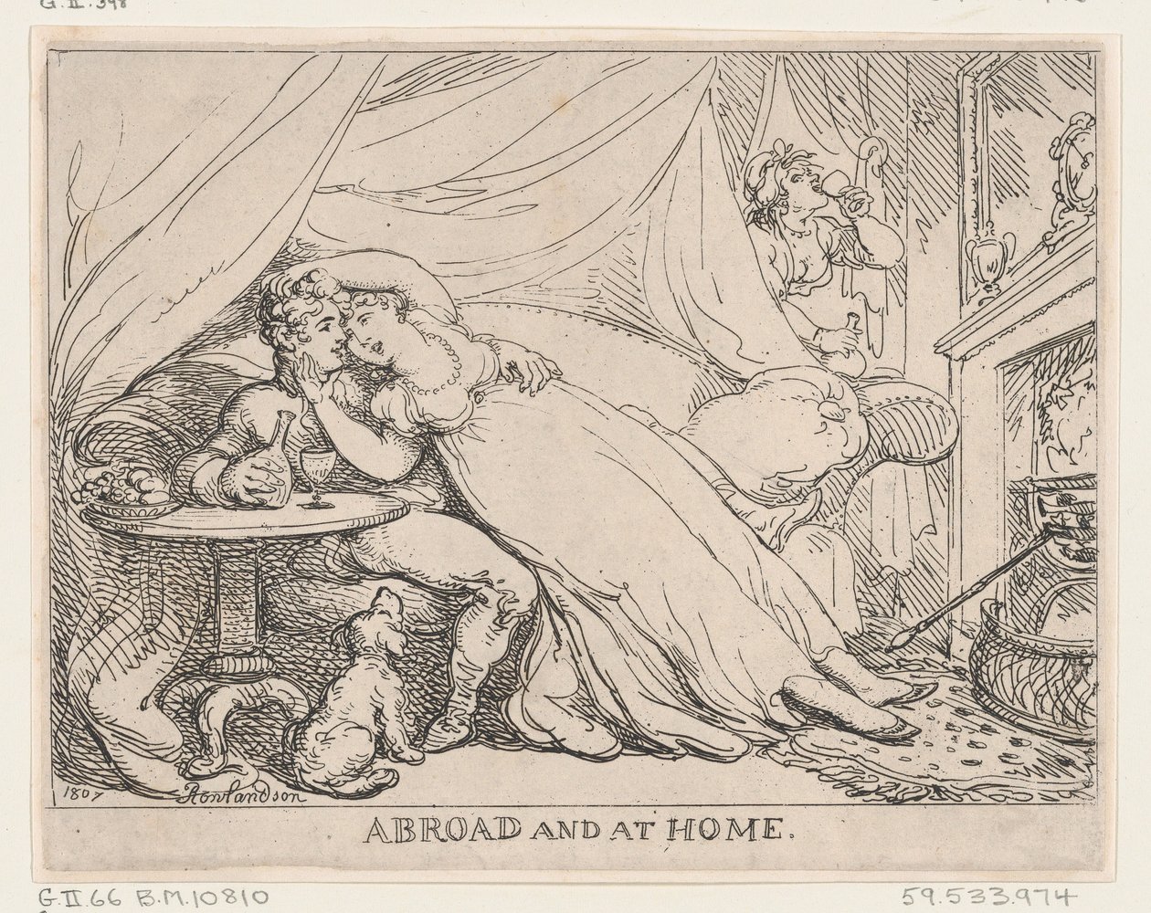 Za granicą i w domu, 28 lutego 1807., 28 lutego 1807. autorstwa Thomas Rowlandson
