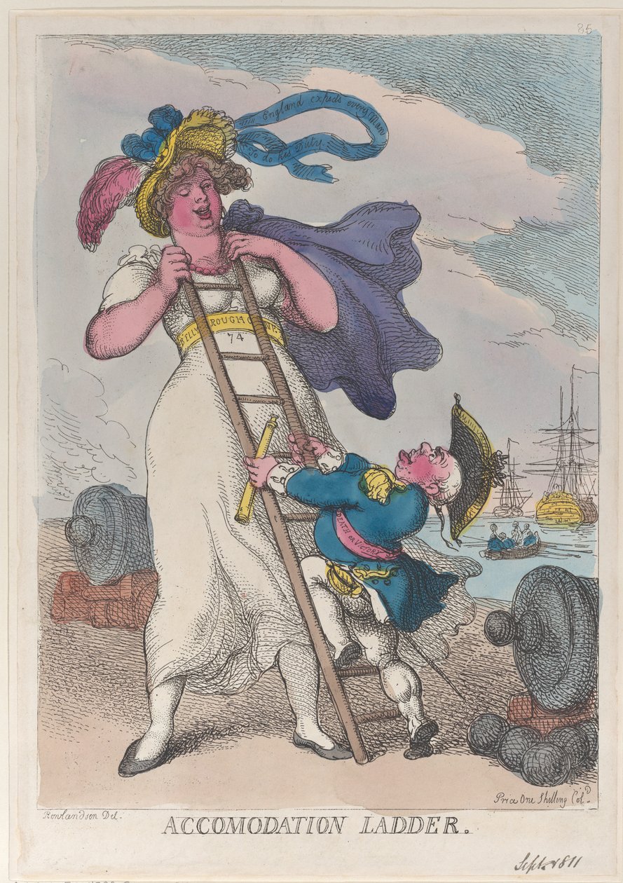 Drabina noclegowa, 1 września 1811 r., 1 września 1811 r. autorstwa Thomas Rowlandson