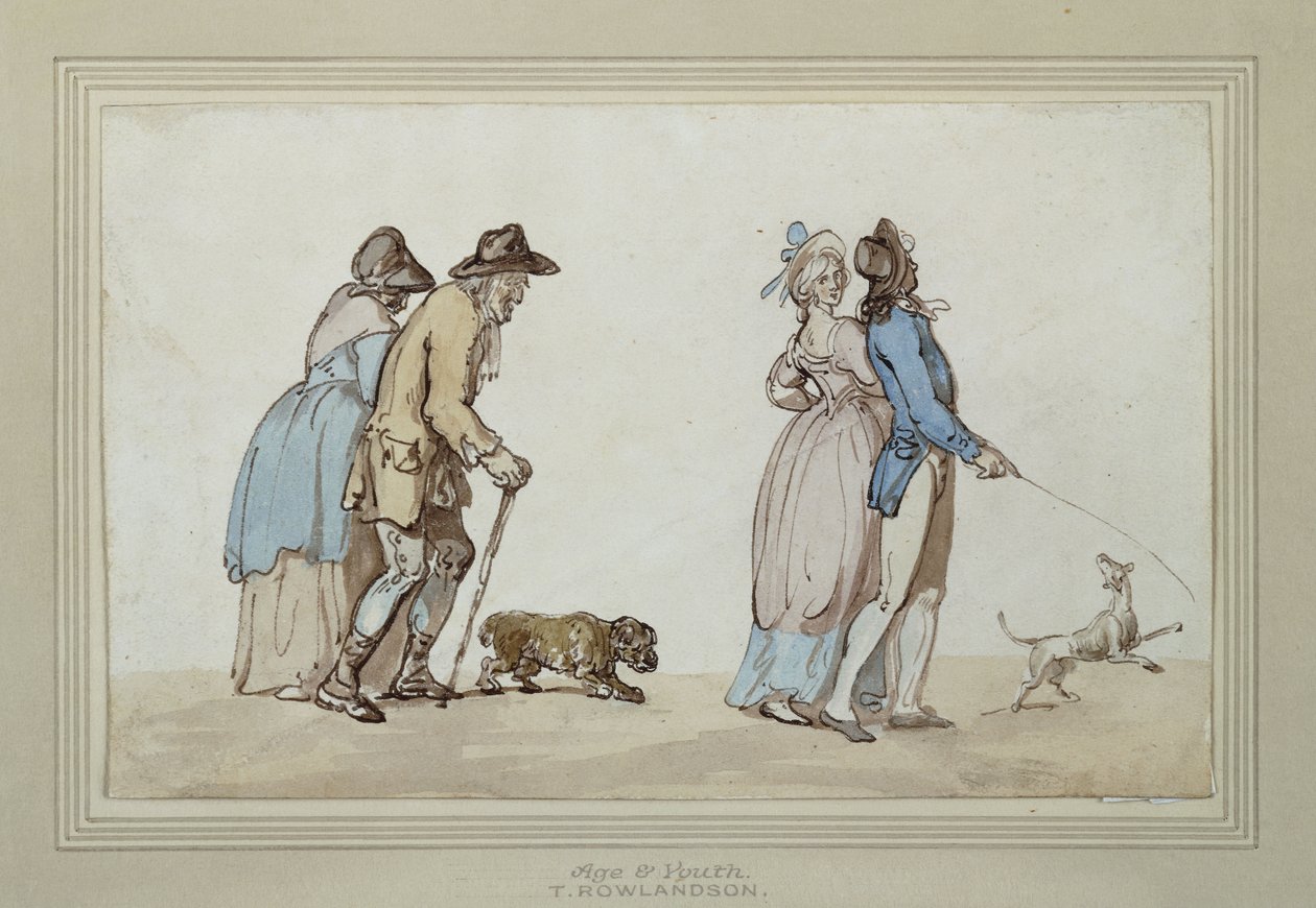 Wiek i młodość, autorstwa Thomas Rowlandson
