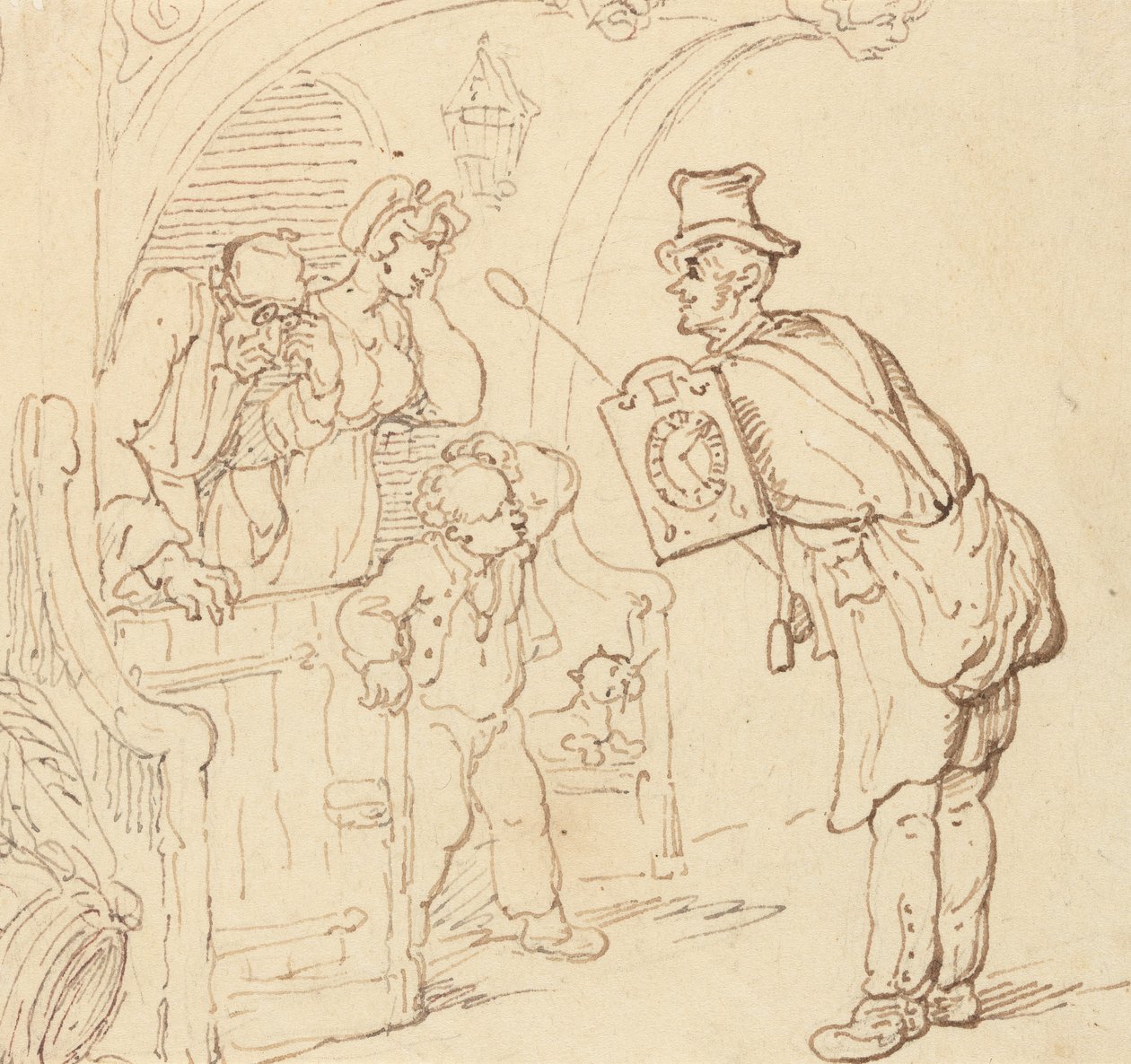 Álbum Desenho polimento autorstwa Thomas Rowlandson