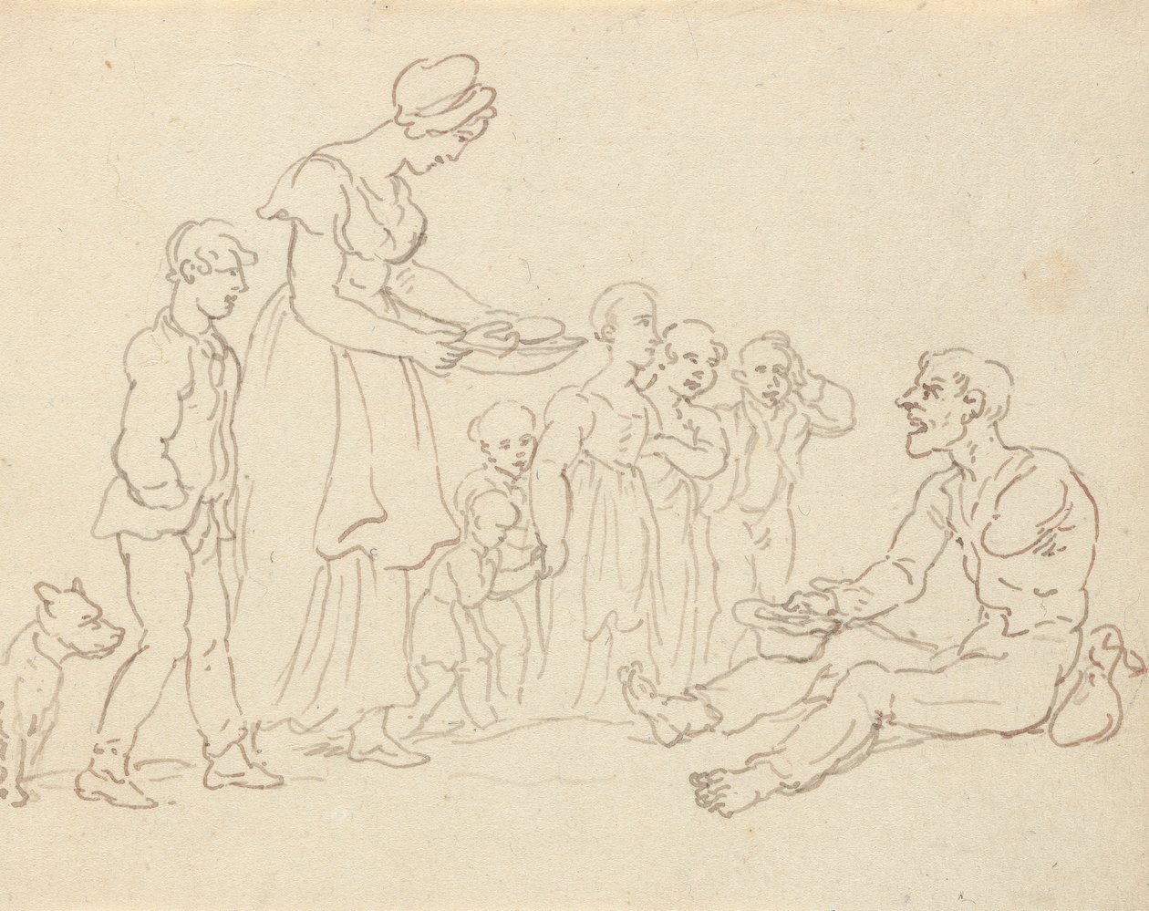 Álbum Desenho polimento autorstwa Thomas Rowlandson
