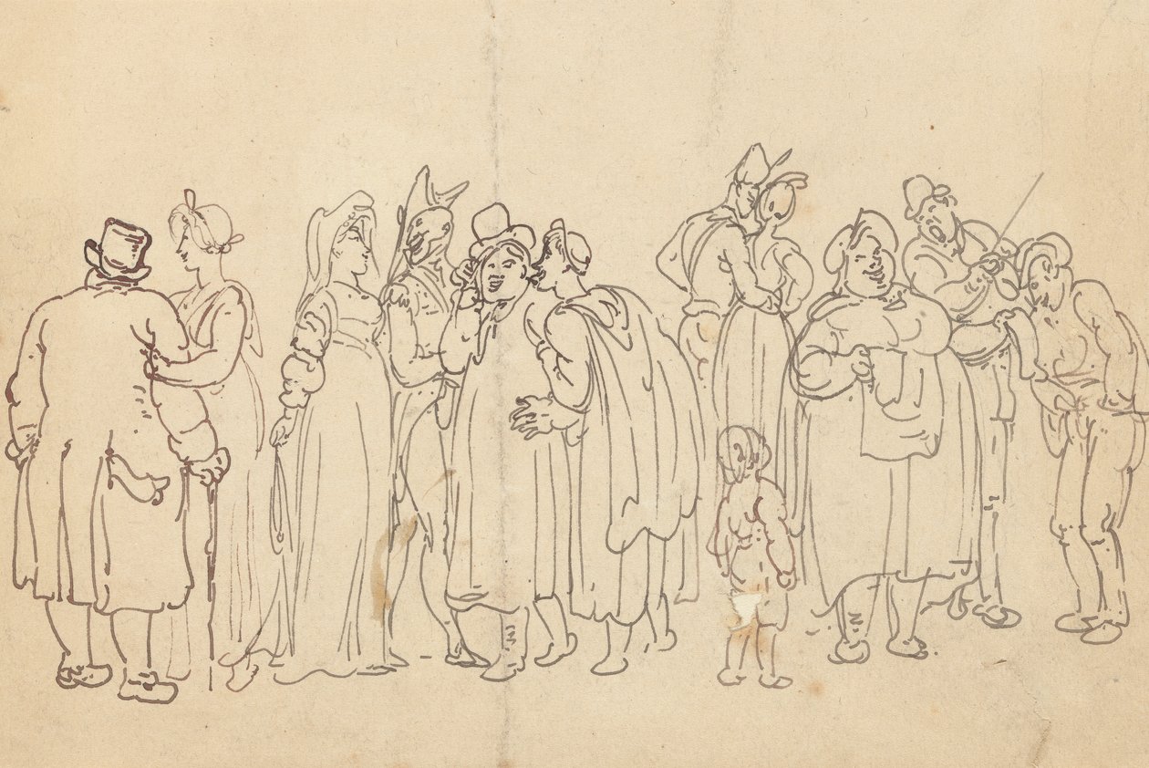 Rysunek albumu autorstwa Thomas Rowlandson