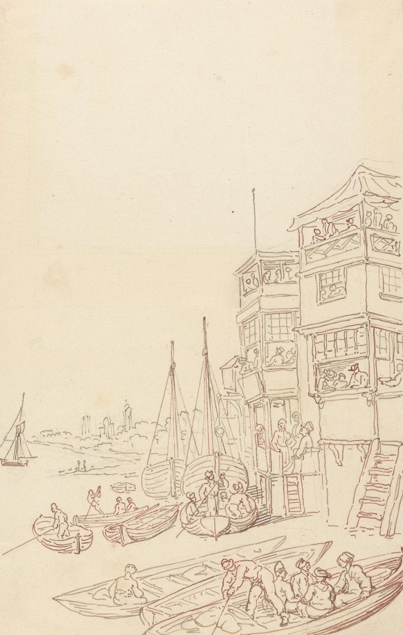 Rysunek z albumu autorstwa Thomas Rowlandson