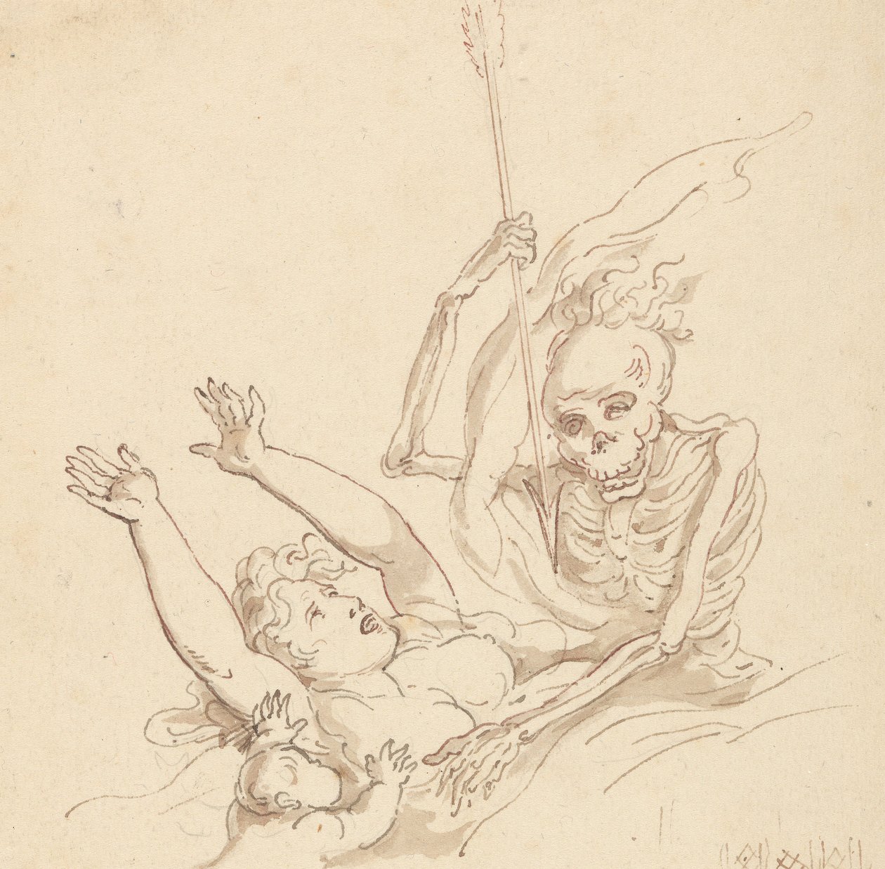 Rysunek z albumu autorstwa Thomas Rowlandson