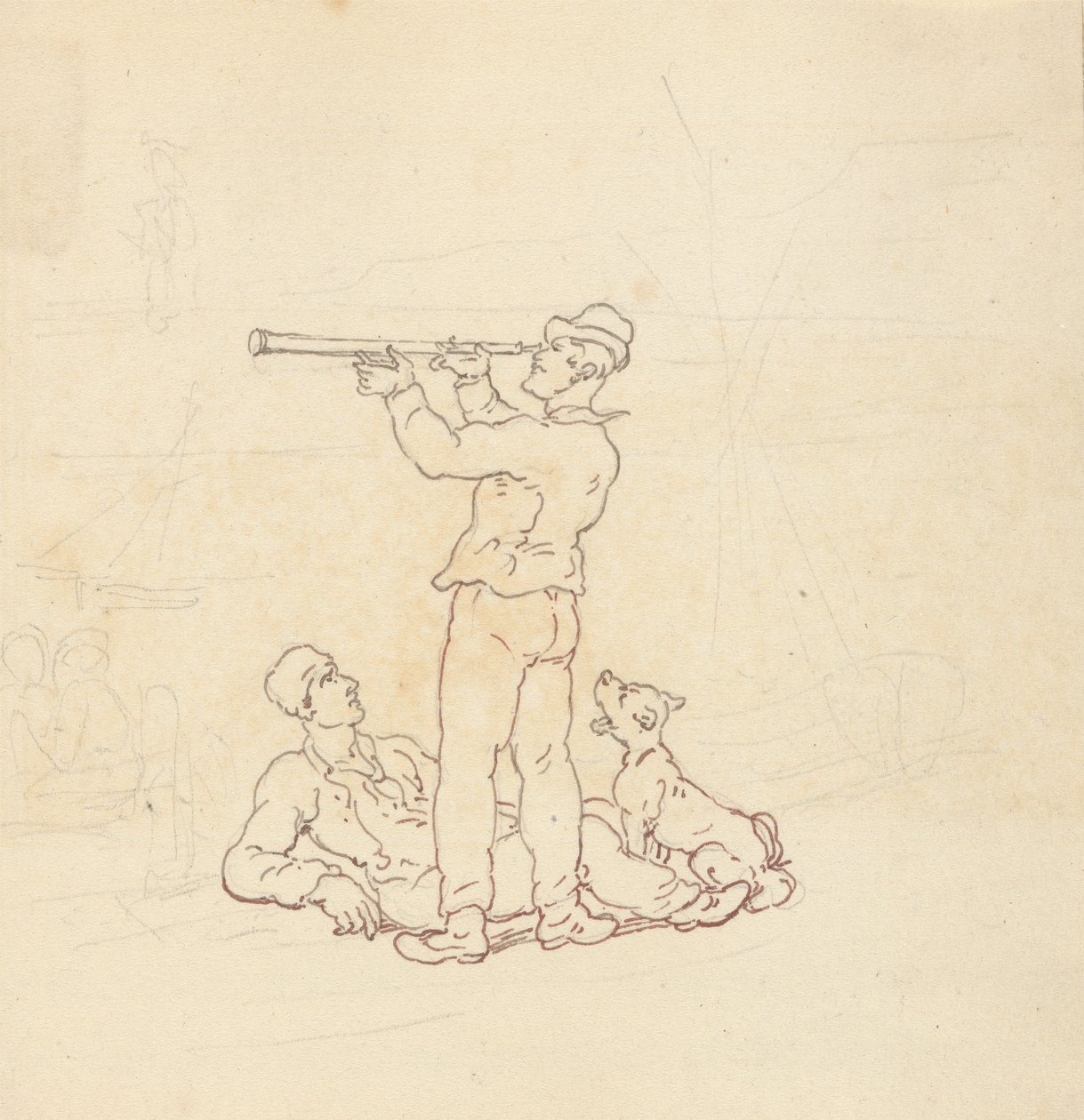 Rysunek z albumu autorstwa Thomas Rowlandson