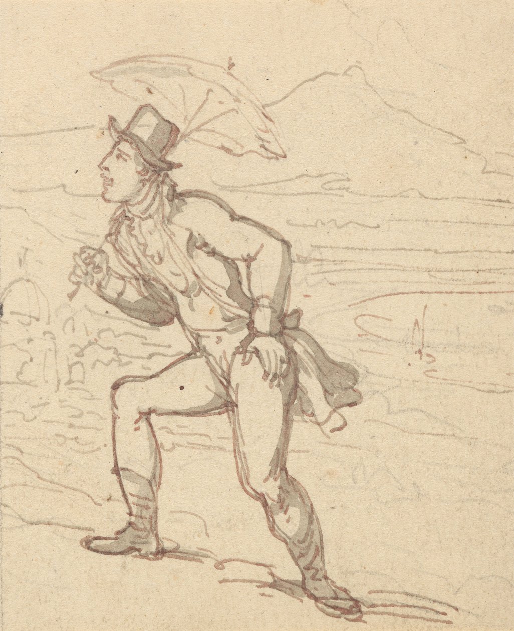Rysunek z albumu autorstwa Thomas Rowlandson