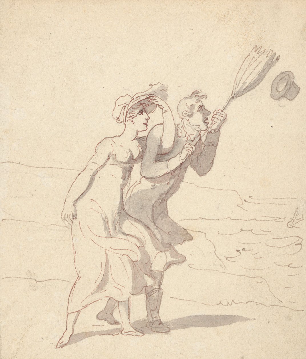 Rysunek z albumu autorstwa Thomas Rowlandson