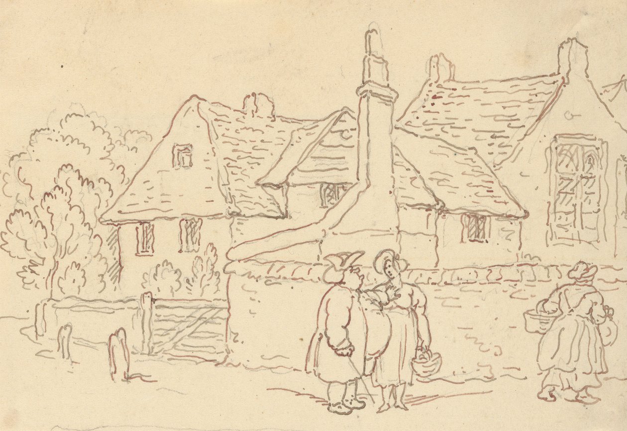 Rysunek z albumu autorstwa Thomas Rowlandson
