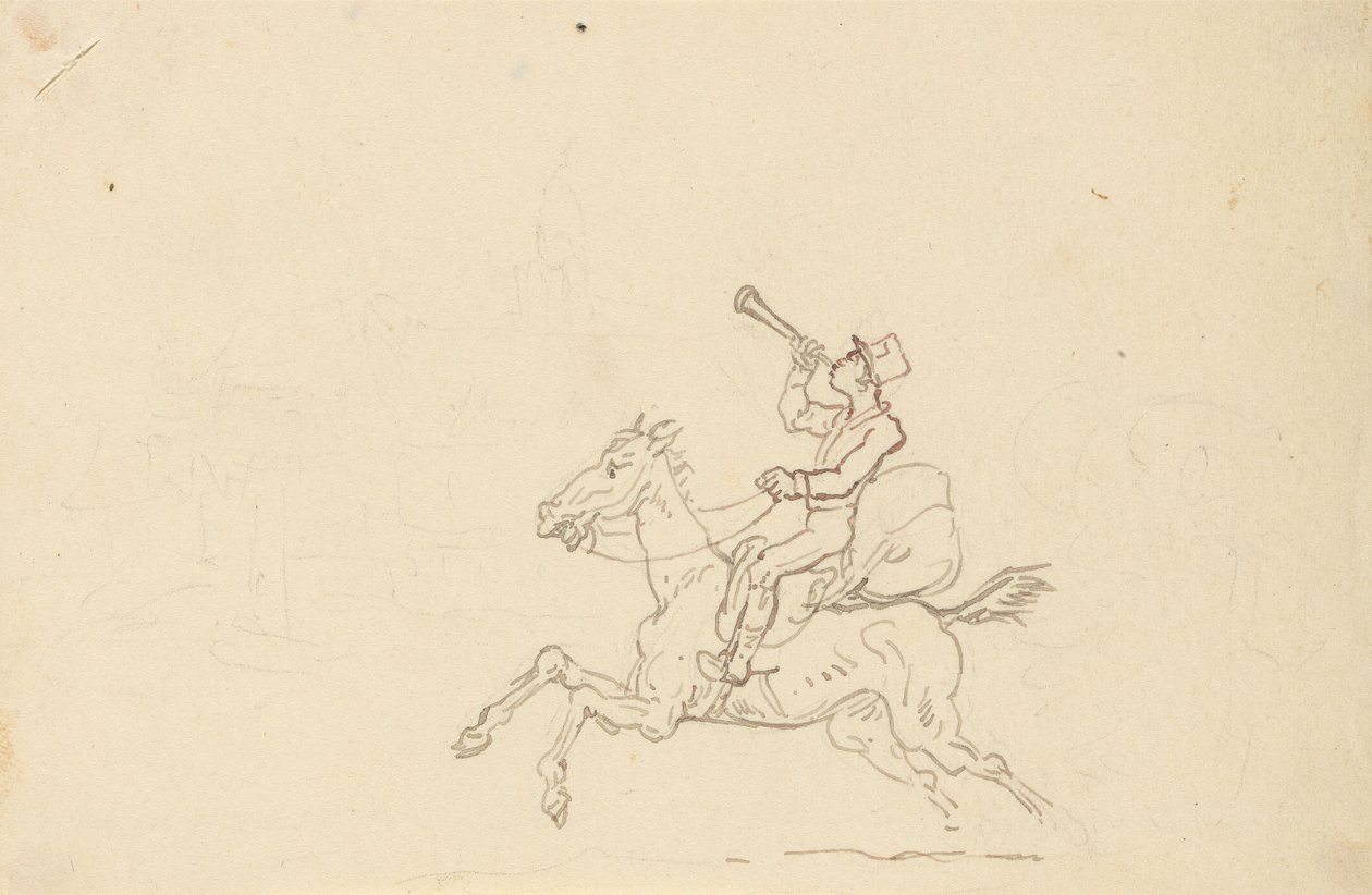 Rysunek z albumu autorstwa Thomas Rowlandson