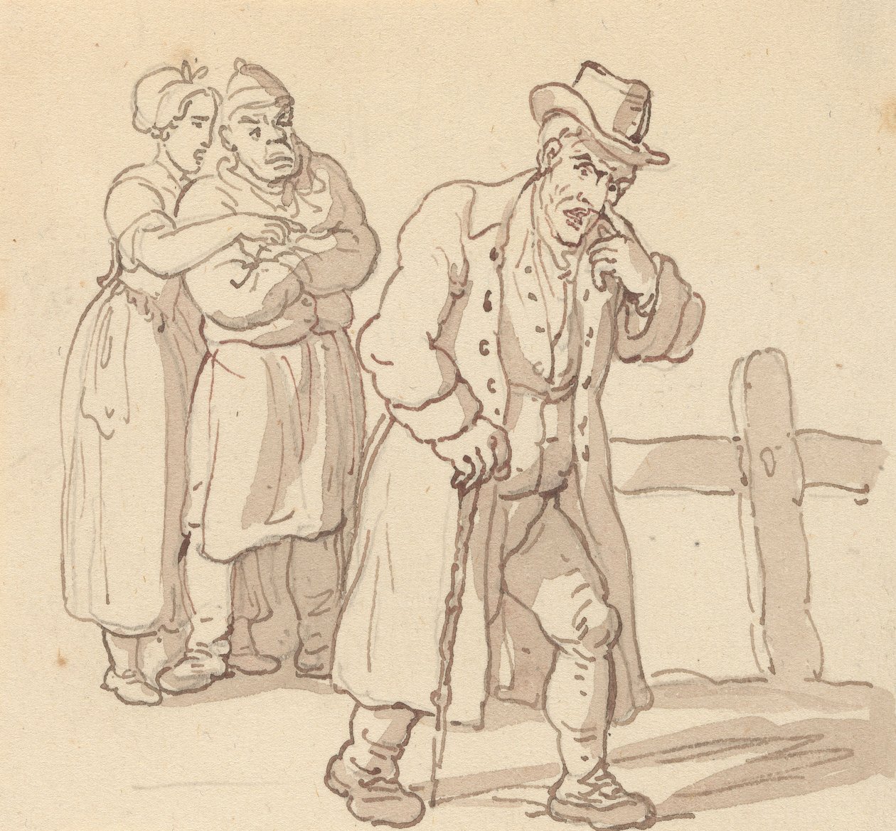 Rysunek z albumu autorstwa Thomas Rowlandson