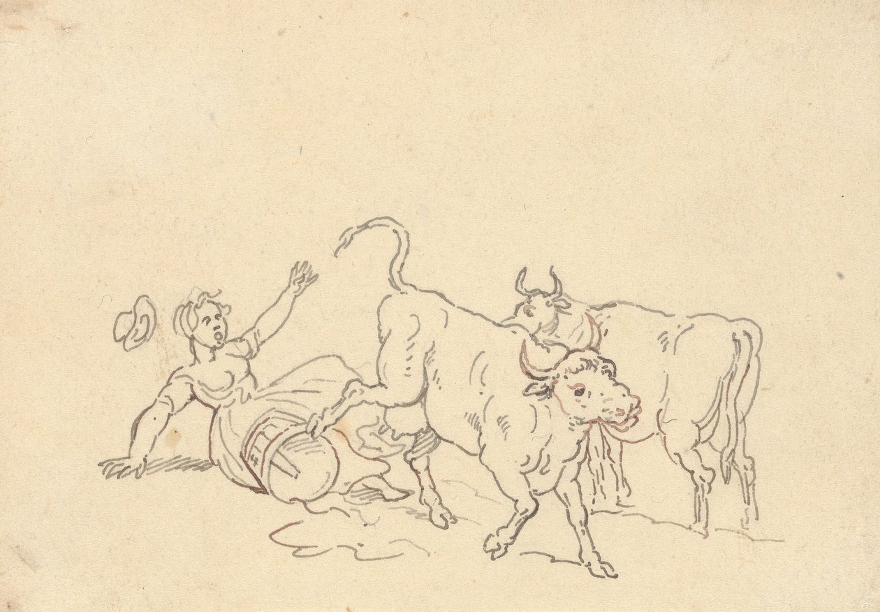 Rysunek z albumu autorstwa Thomas Rowlandson
