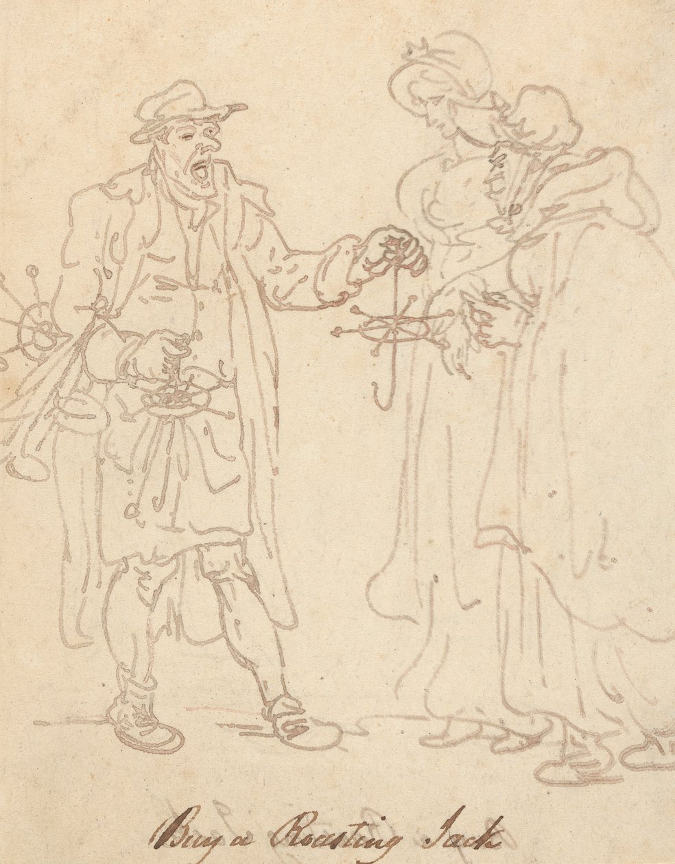 Rysunek z albumu autorstwa Thomas Rowlandson