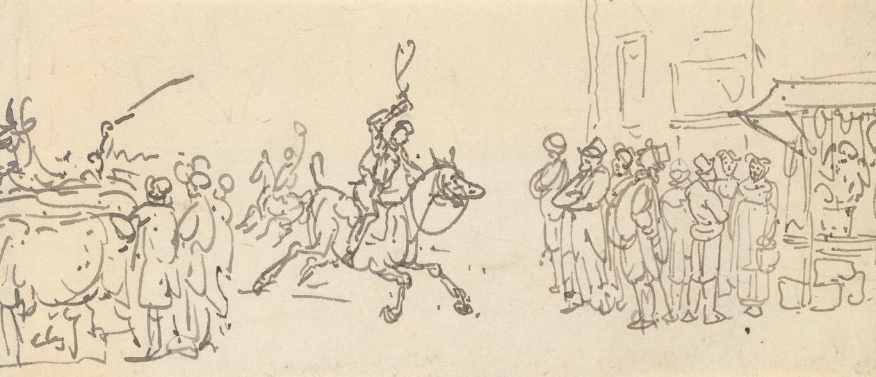 Rysunek z albumu autorstwa Thomas Rowlandson