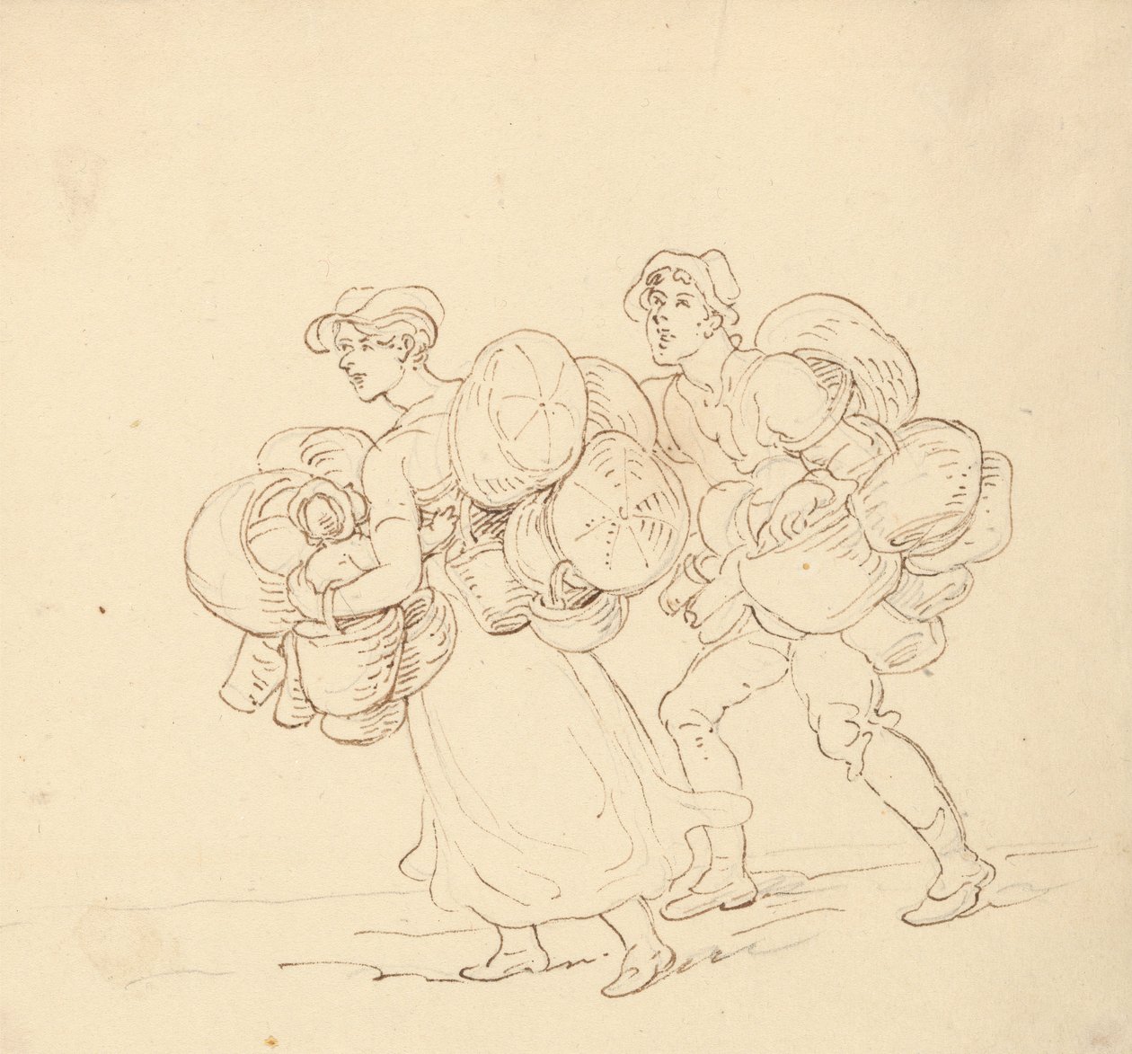 Rysunek z albumu autorstwa Thomas Rowlandson