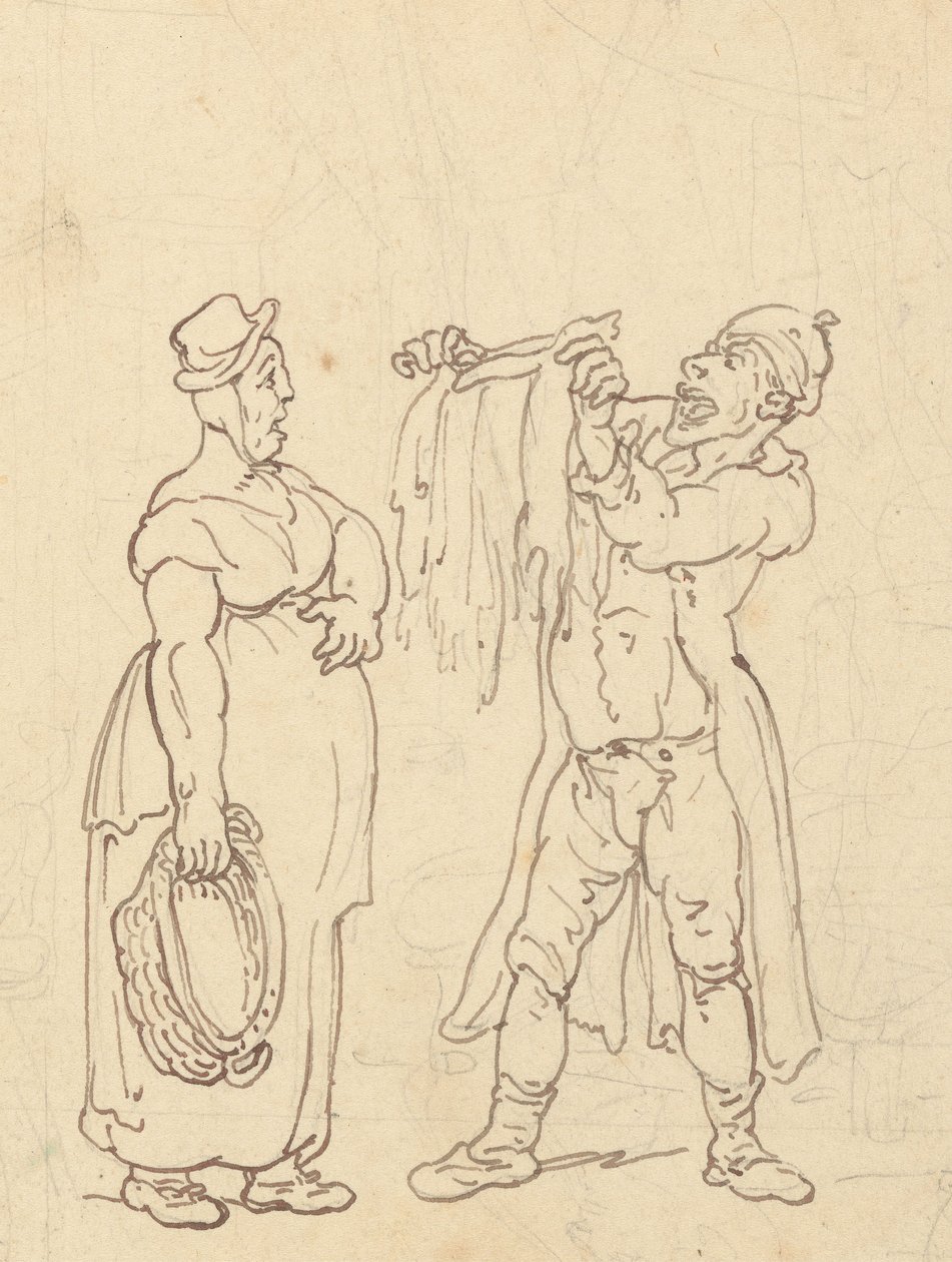 Rysunek z albumu autorstwa Thomas Rowlandson