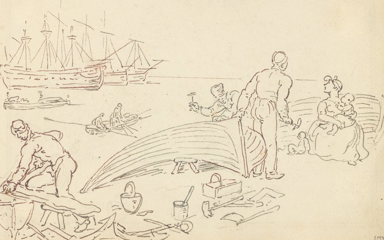 Rysunek z albumu autorstwa Thomas Rowlandson