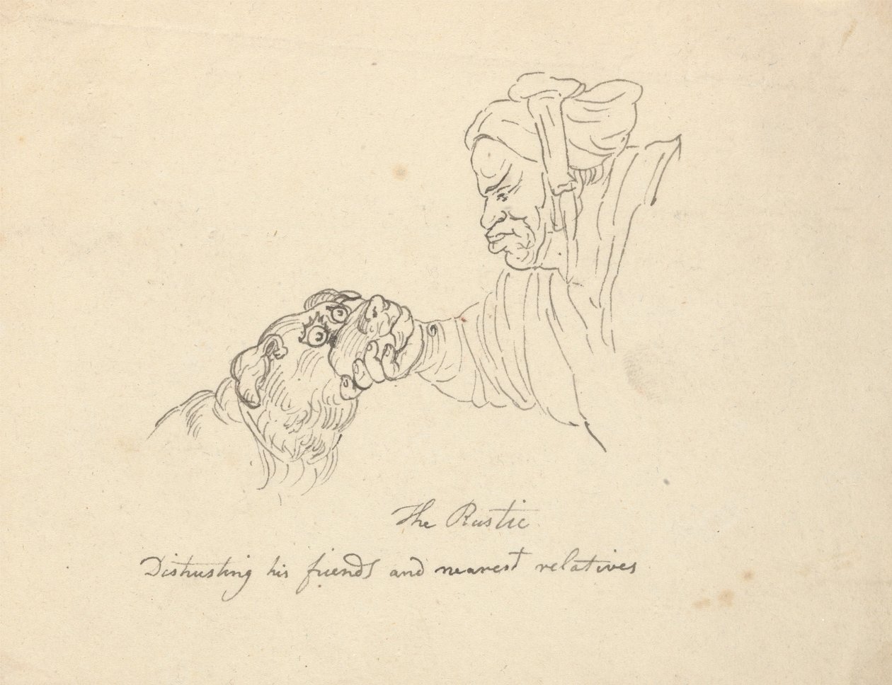 Rysunek z albumu autorstwa Thomas Rowlandson