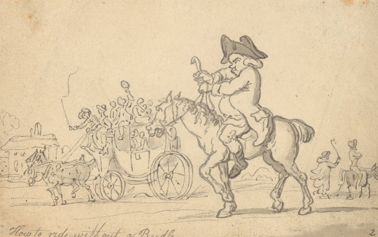 Rysunek z albumu autorstwa Thomas Rowlandson