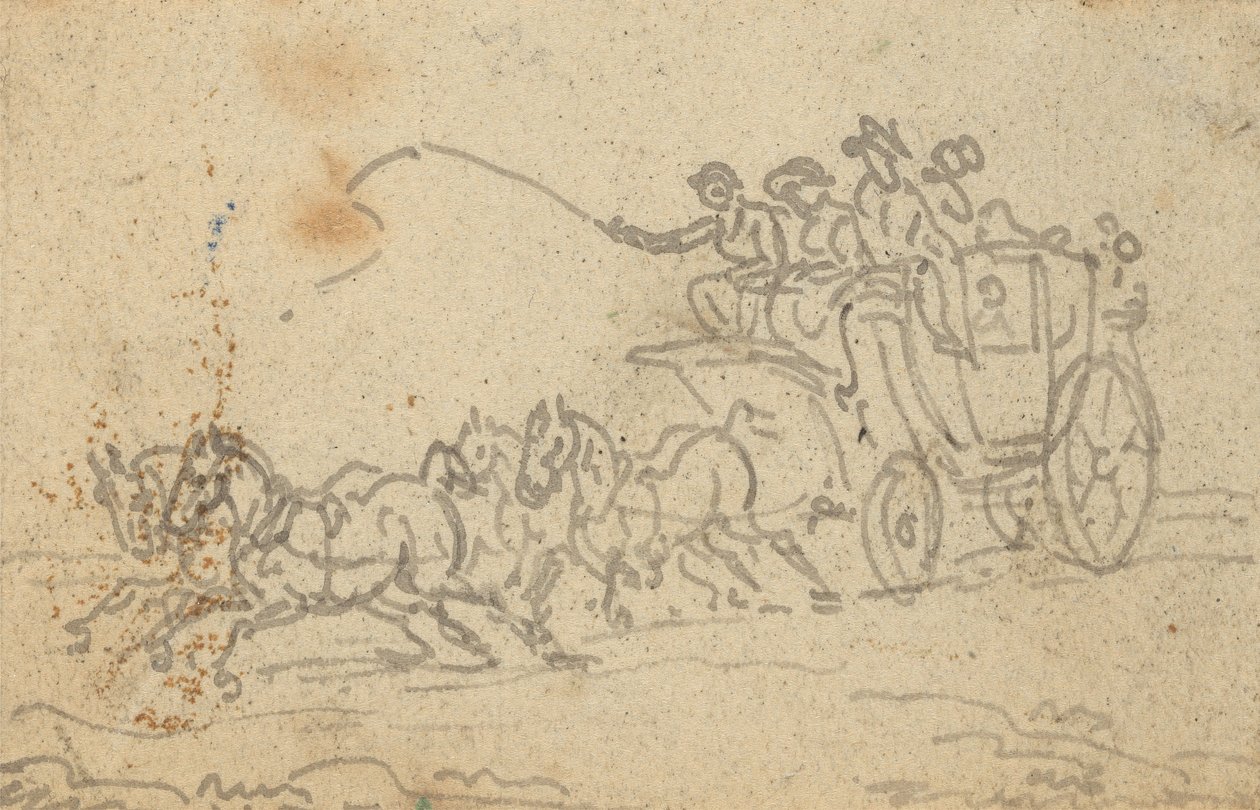 Rysunek z albumu autorstwa Thomas Rowlandson