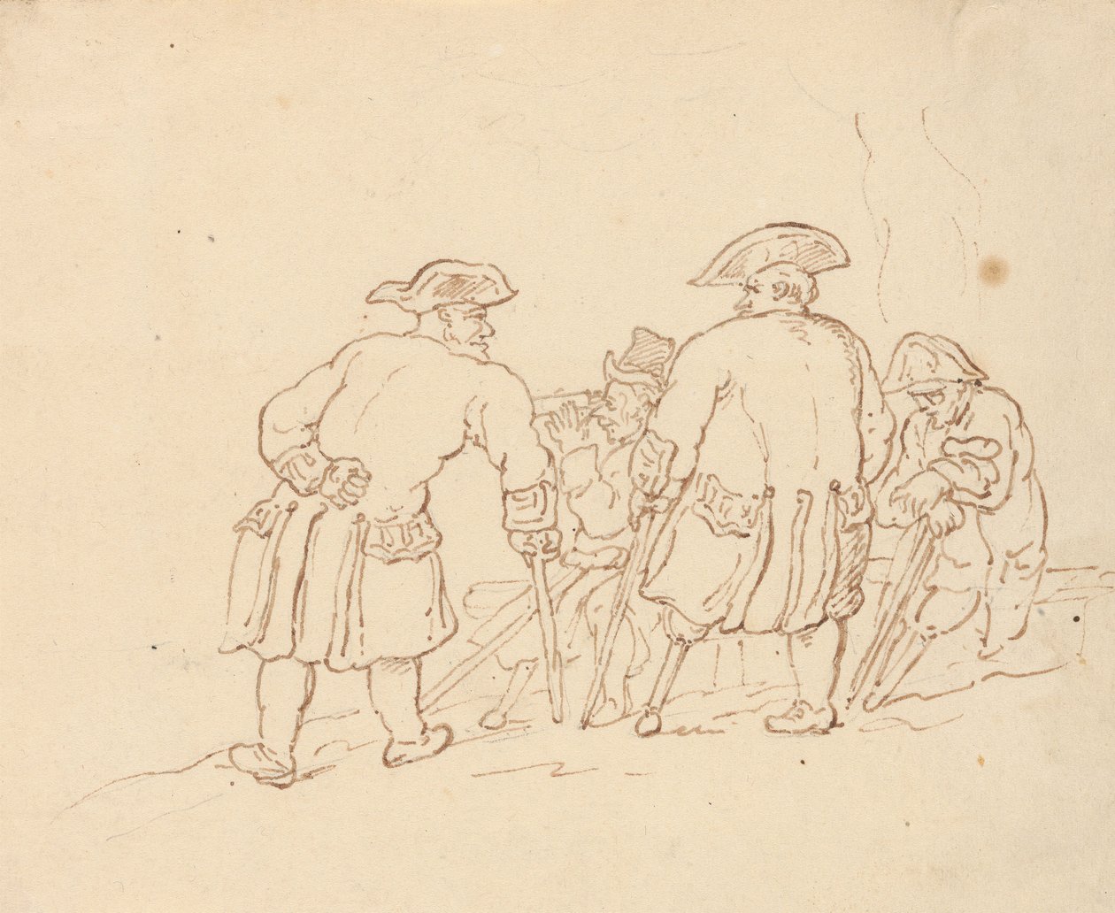 Rysunek z albumu autorstwa Thomas Rowlandson