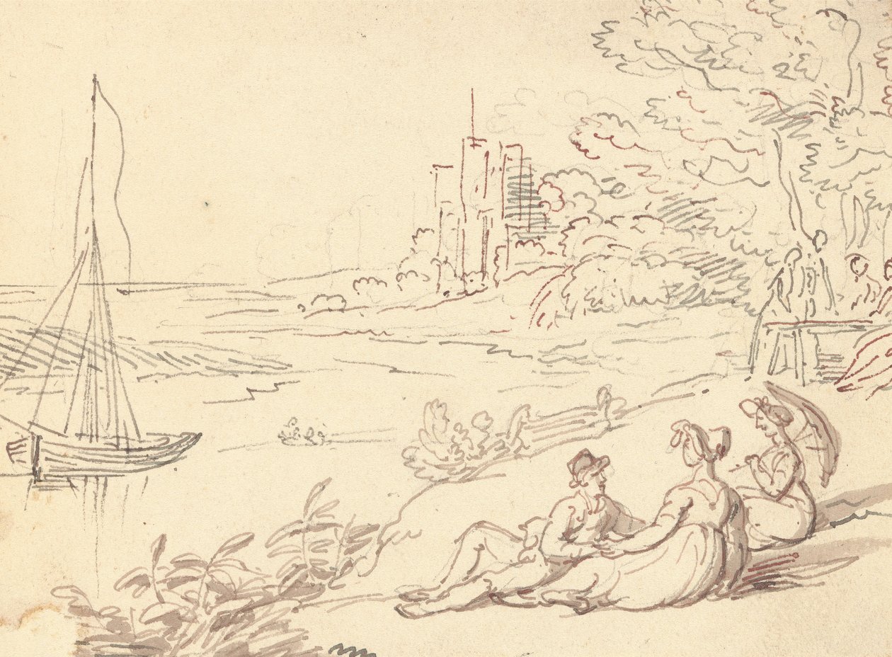 Rysunek z albumu autorstwa Thomas Rowlandson
