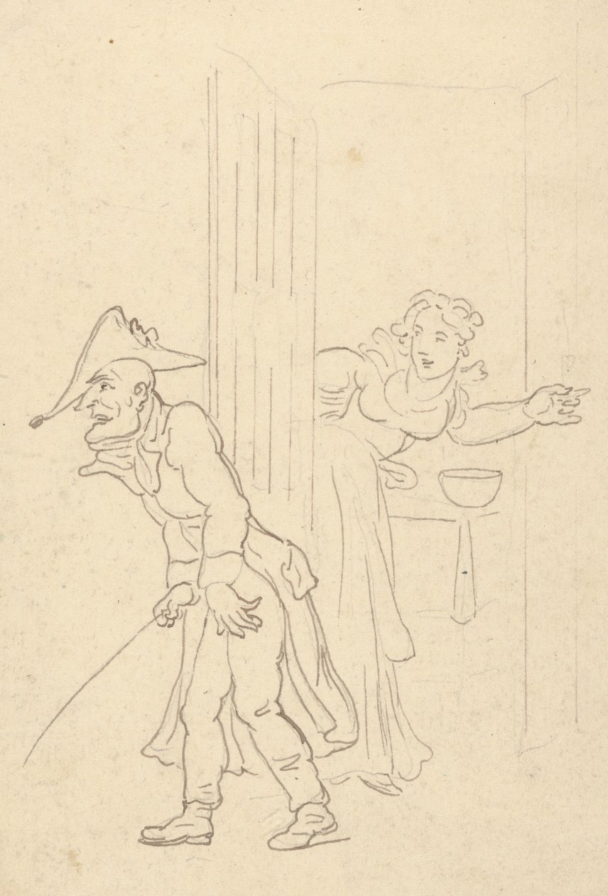 Rysunek z albumu autorstwa Thomas Rowlandson