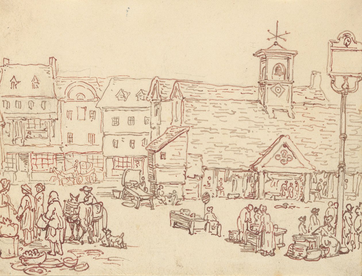 Rysunek z albumu autorstwa Thomas Rowlandson