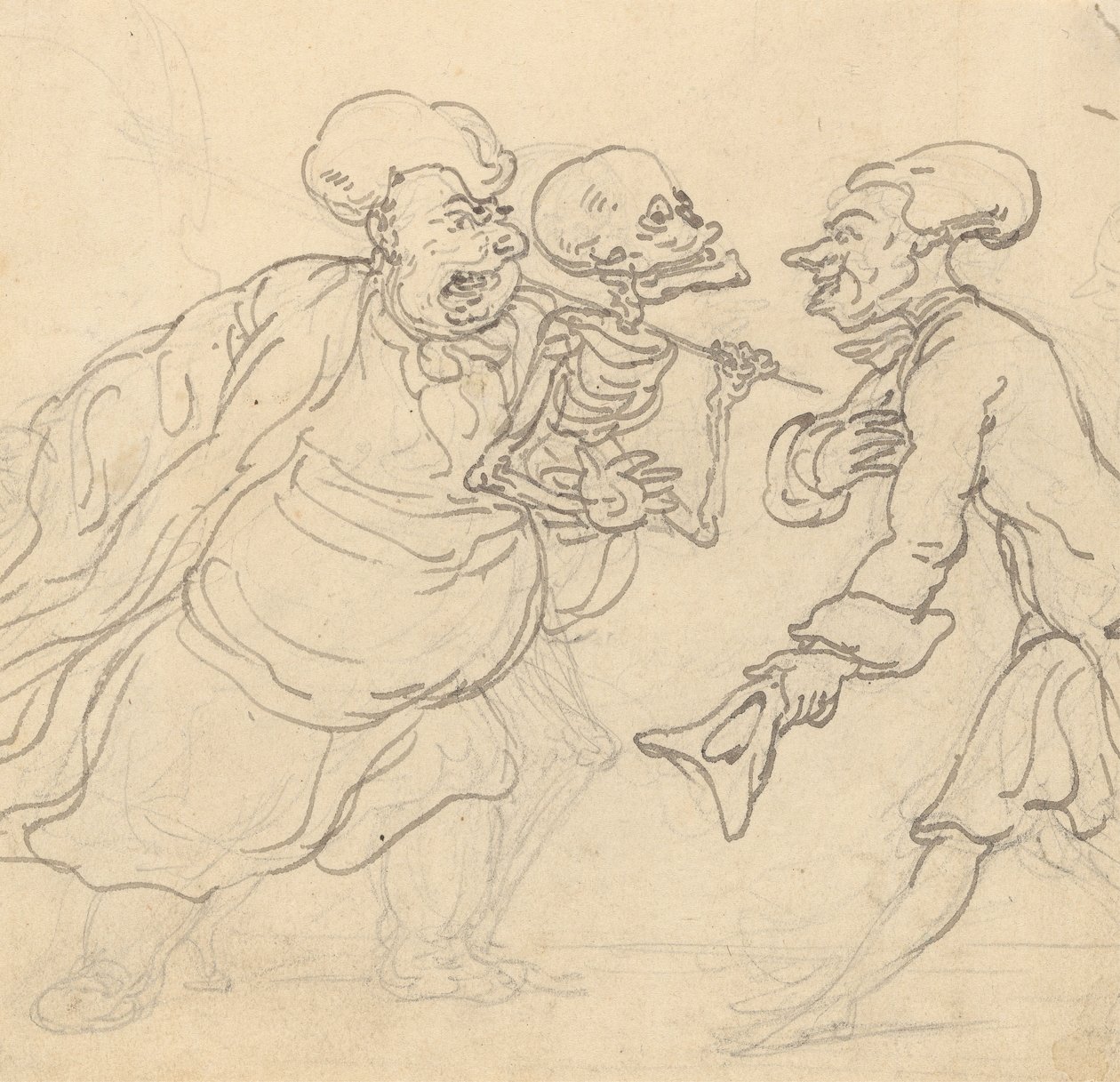 Rysunek z albumu autorstwa Thomas Rowlandson