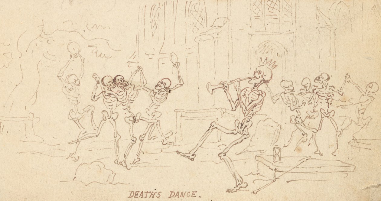 Rysunek z albumu autorstwa Thomas Rowlandson