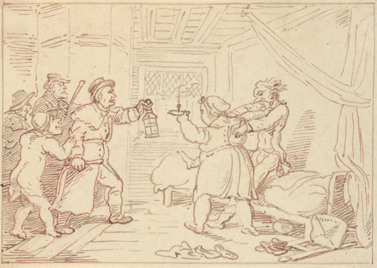 Rysunek z albumu autorstwa Thomas Rowlandson