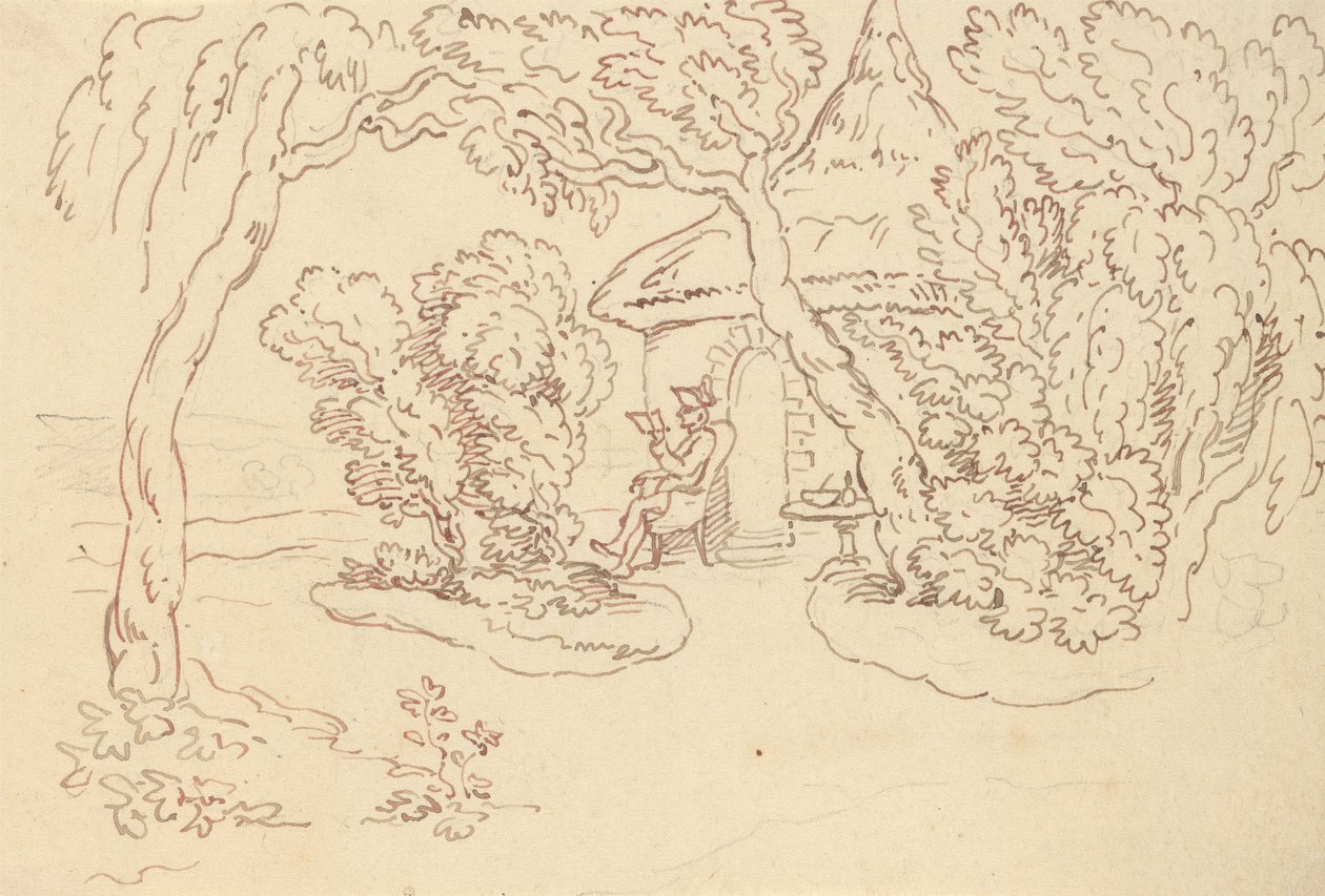 Rysunek z albumu autorstwa Thomas Rowlandson