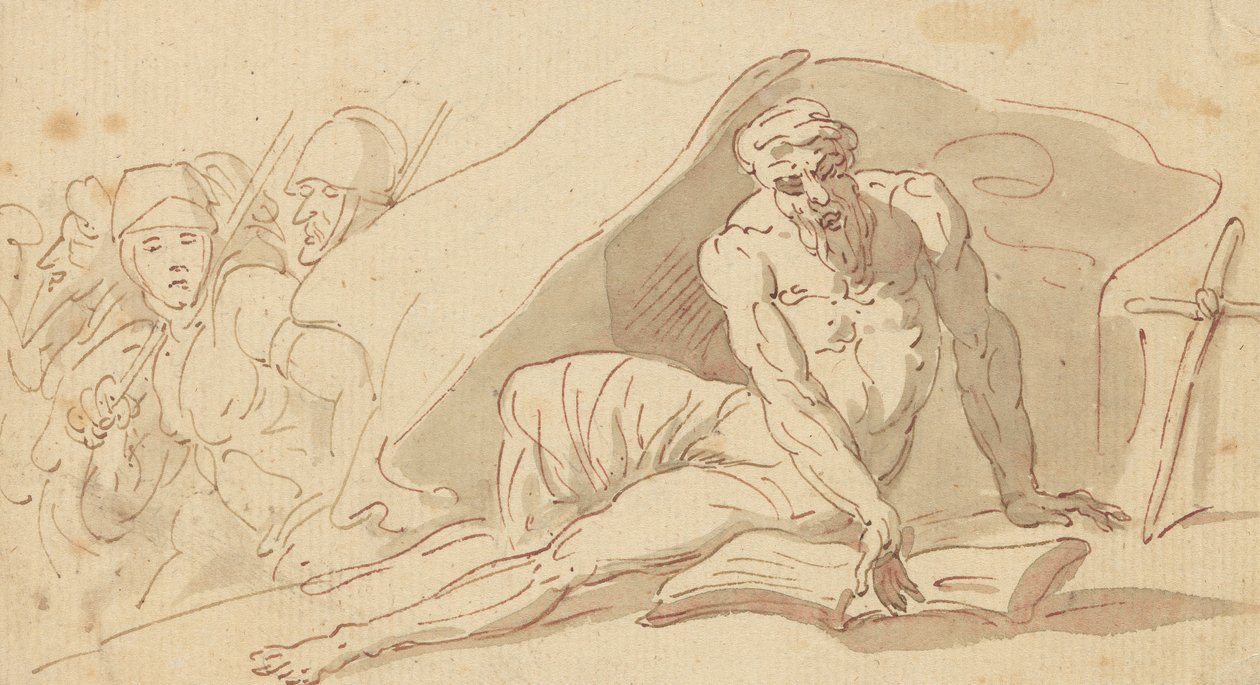 Rysunek z albumu autorstwa Thomas Rowlandson