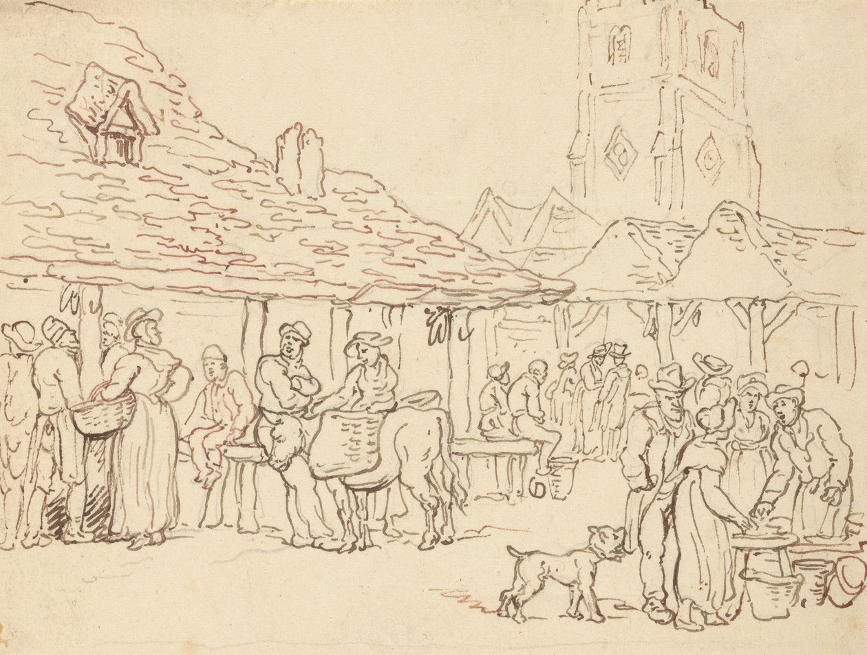 Rysunek z albumu autorstwa Thomas Rowlandson