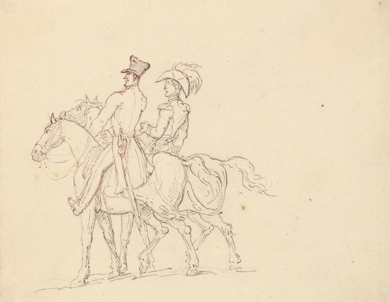 Rysunek z albumu autorstwa Thomas Rowlandson