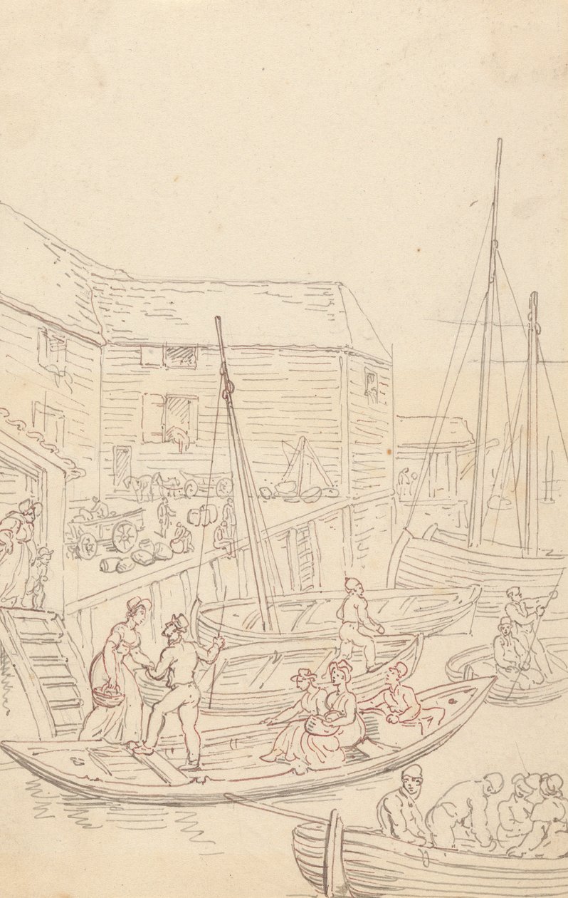 Rysunek z albumu autorstwa Thomas Rowlandson