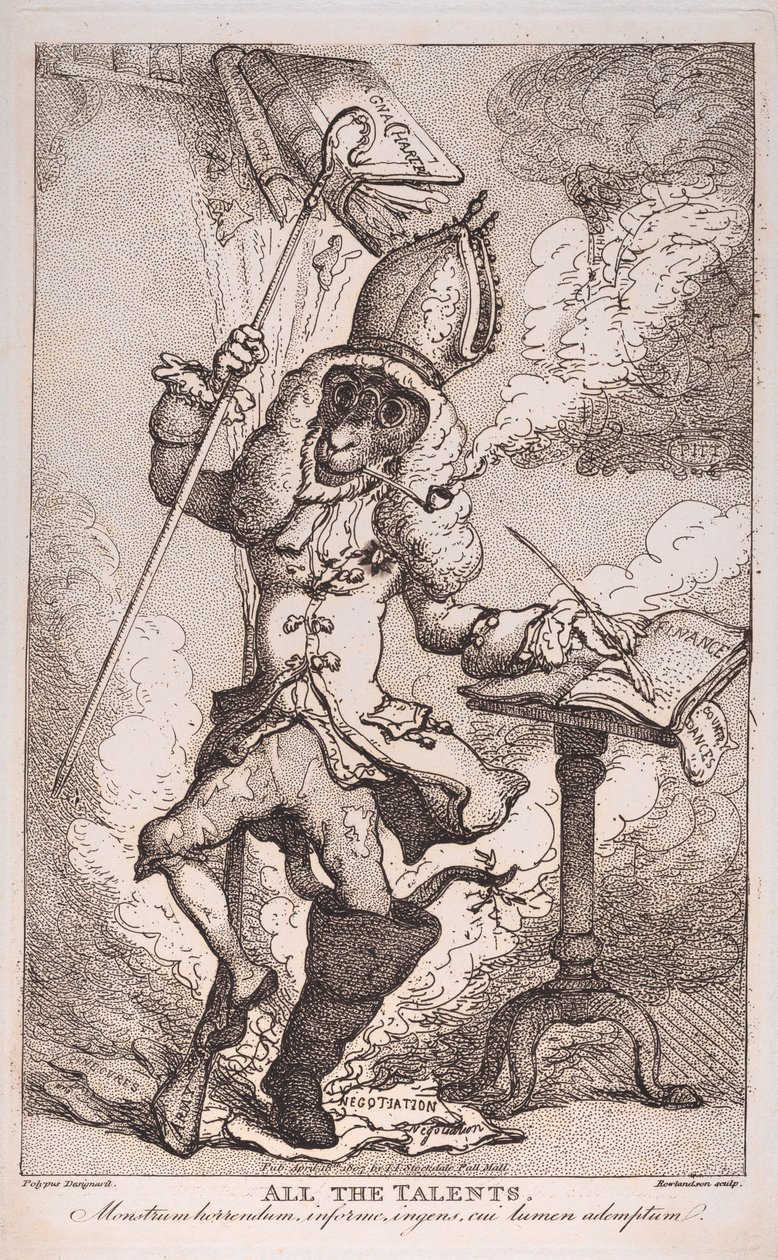 Wszystkie talenty, 18 kwietnia 1807 r., 18 kwietnia 1807 r. autorstwa Thomas Rowlandson