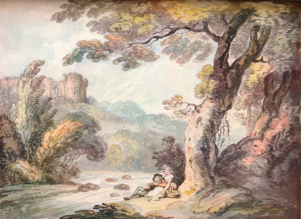 Sielanka, ok. 1815 r. autorstwa Thomas Rowlandson