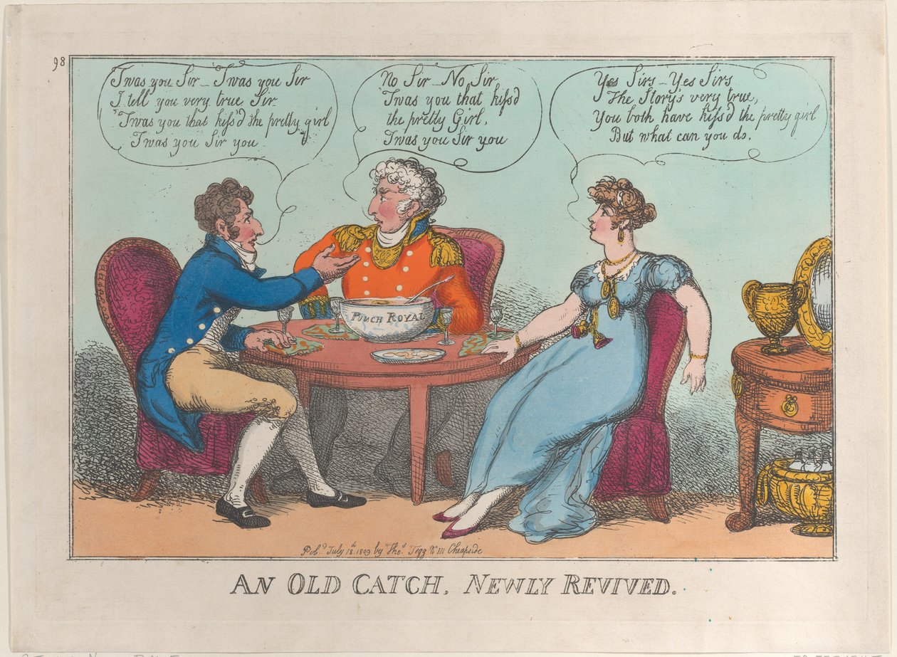 Stary połów, nowo wskrzeszony, 18 lipca 1809 r., 18 lipca 1809 r. autorstwa Thomas Rowlandson