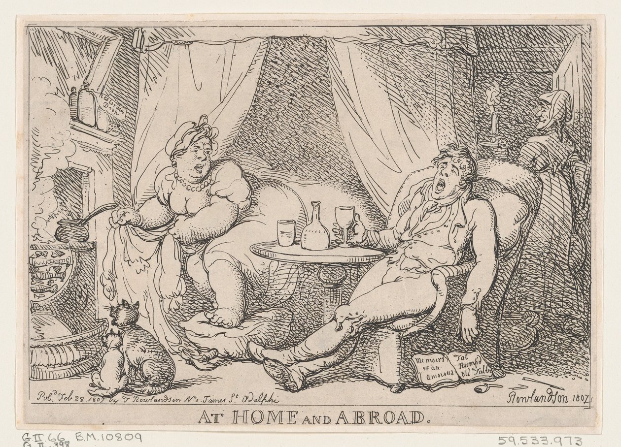 W kraju i za granicą, 28 lutego 1807 r., 28 lutego 1807 r. autorstwa Thomas Rowlandson