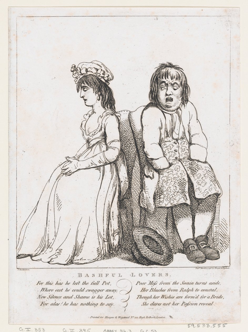 Nieśmiałi Kochankowie, 15 marca 1798., 15 marca 1798. autorstwa Thomas Rowlandson