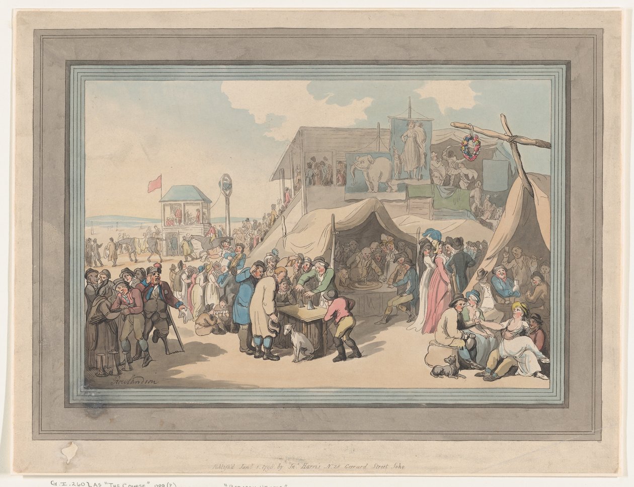 Między biegami [Kurs], 1 stycznia 1798., 1 stycznia 1798. autorstwa Thomas Rowlandson