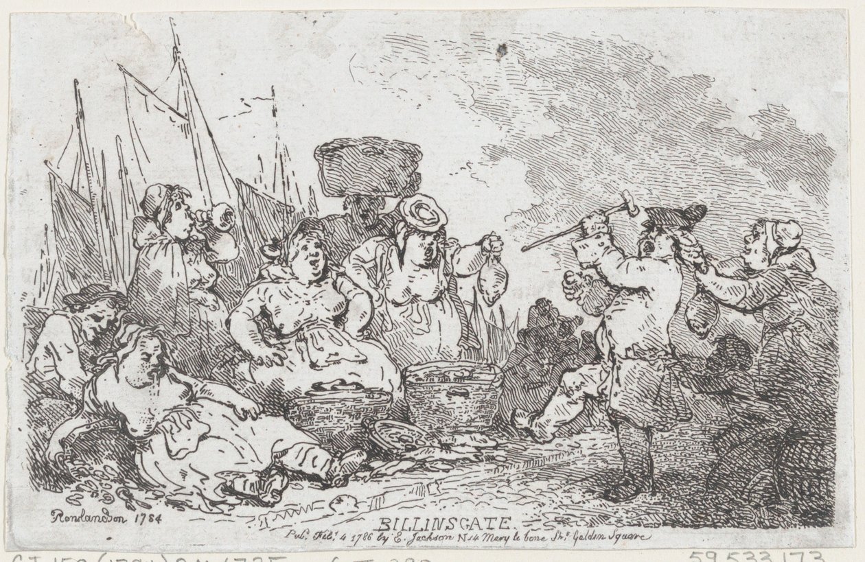 Billingsgate, 4 lutego 1786., 4 lutego 1786. autorstwa Thomas Rowlandson