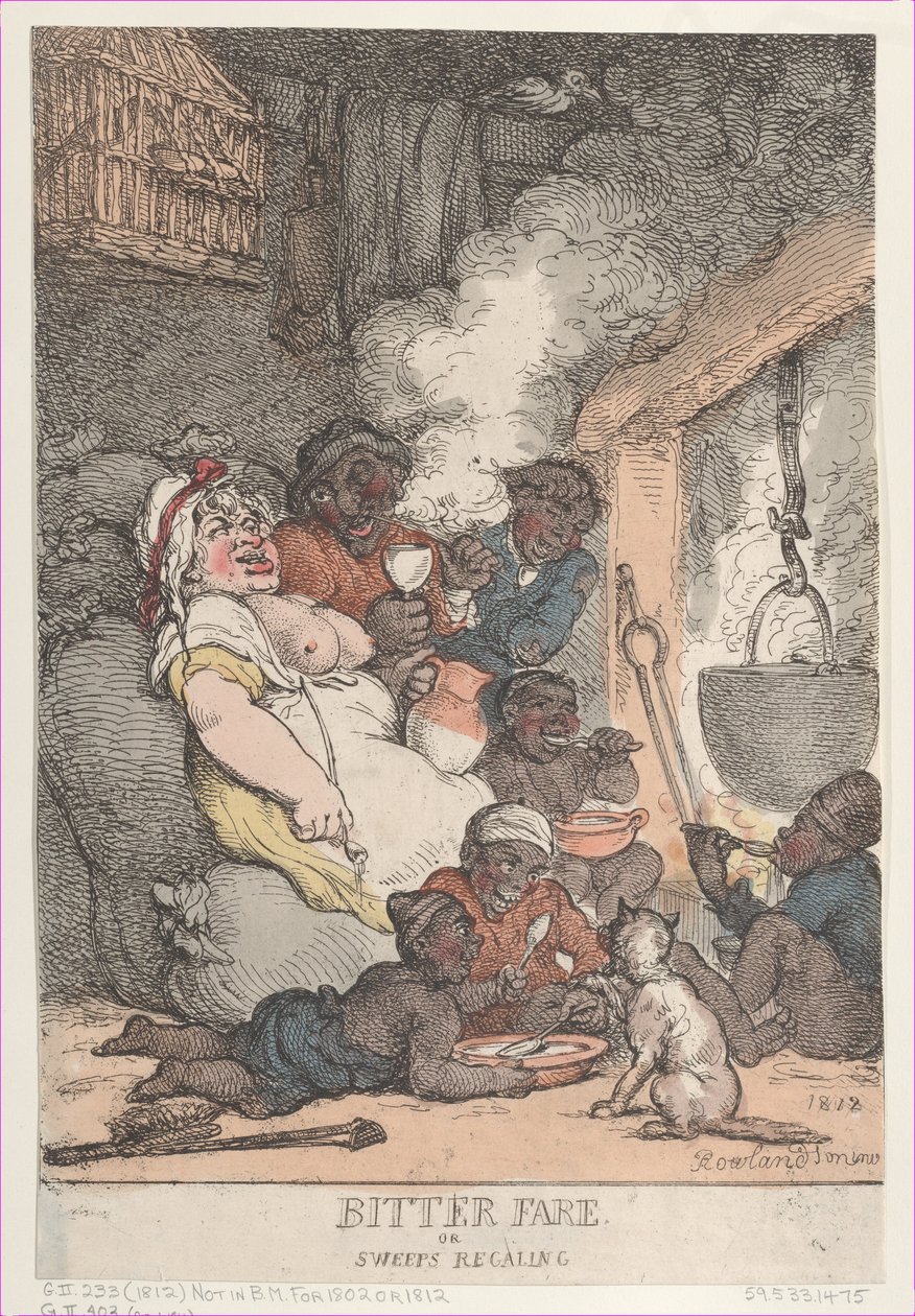 Bitter Fare lub Sweeps Regaling, 1812., 1812. autorstwa Thomas Rowlandson