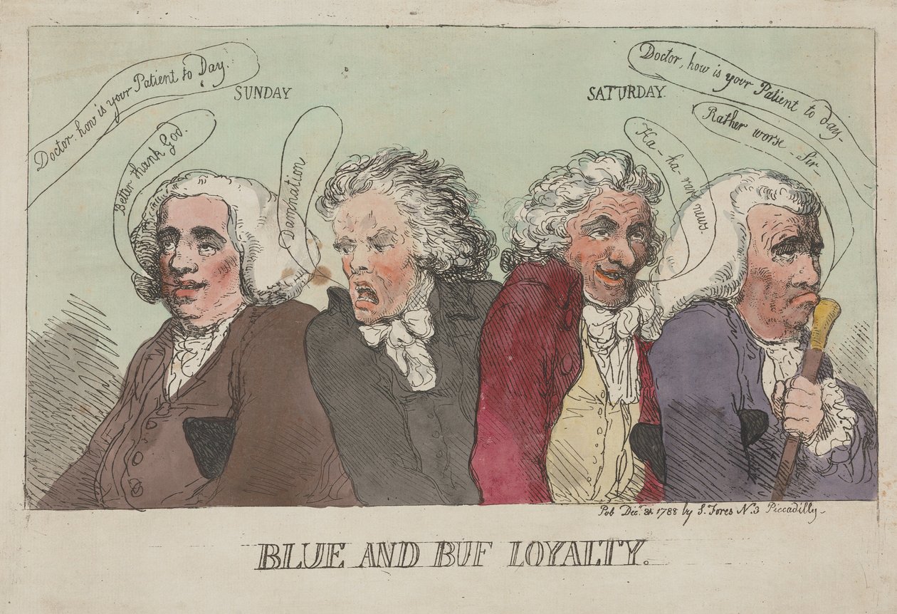 Program lojalnościowy Blue and Buf autorstwa Thomas Rowlandson
