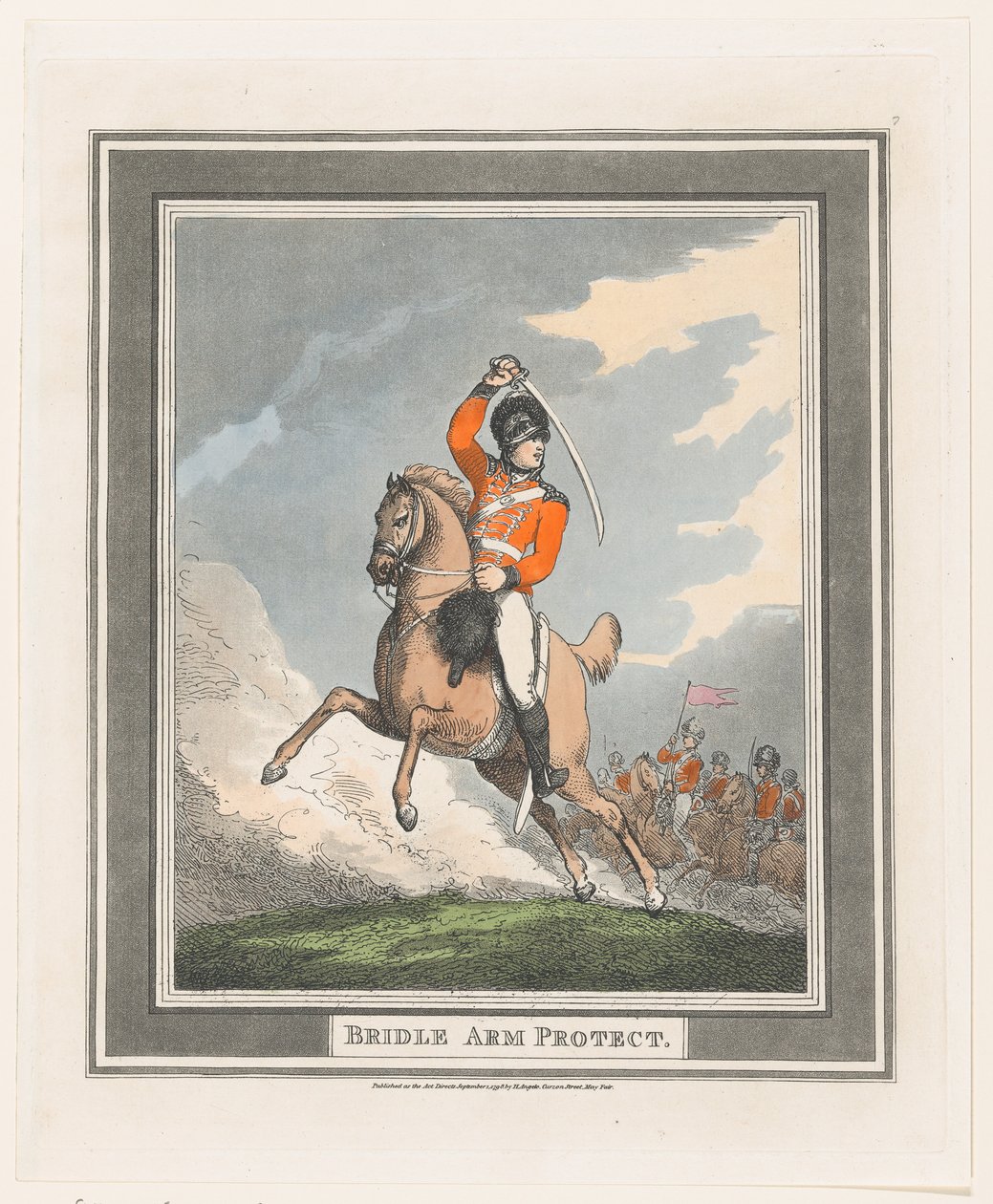 Ochraniacz na uzdę, 1 września 1798., 1 września 1798. autorstwa Thomas Rowlandson